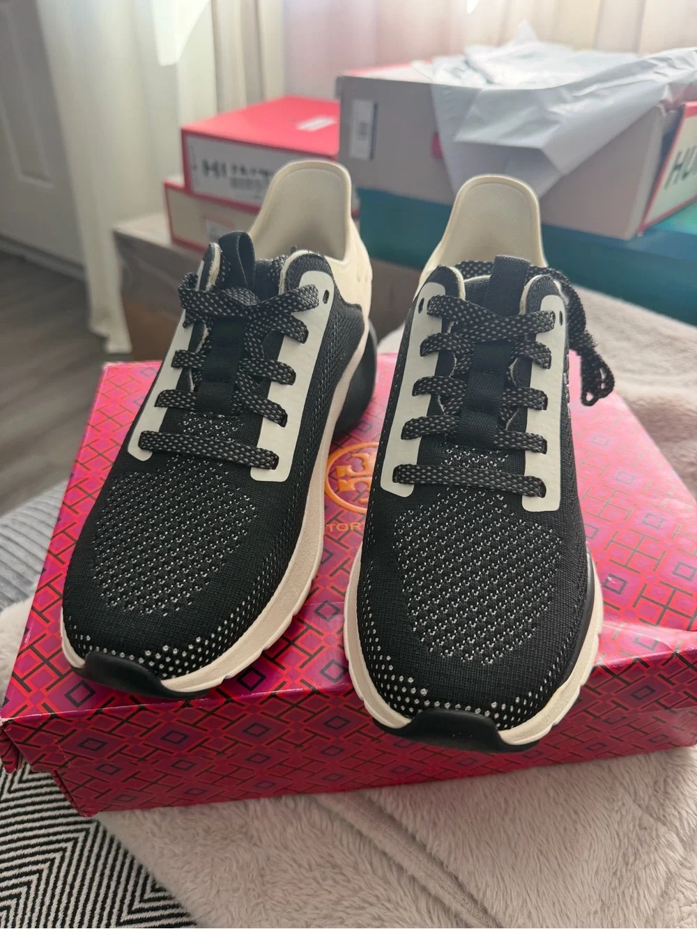 Tory Burch Good Luck Knit Trainer Size 9.5